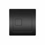 Scudo Matt Black Square Dual Flush Button