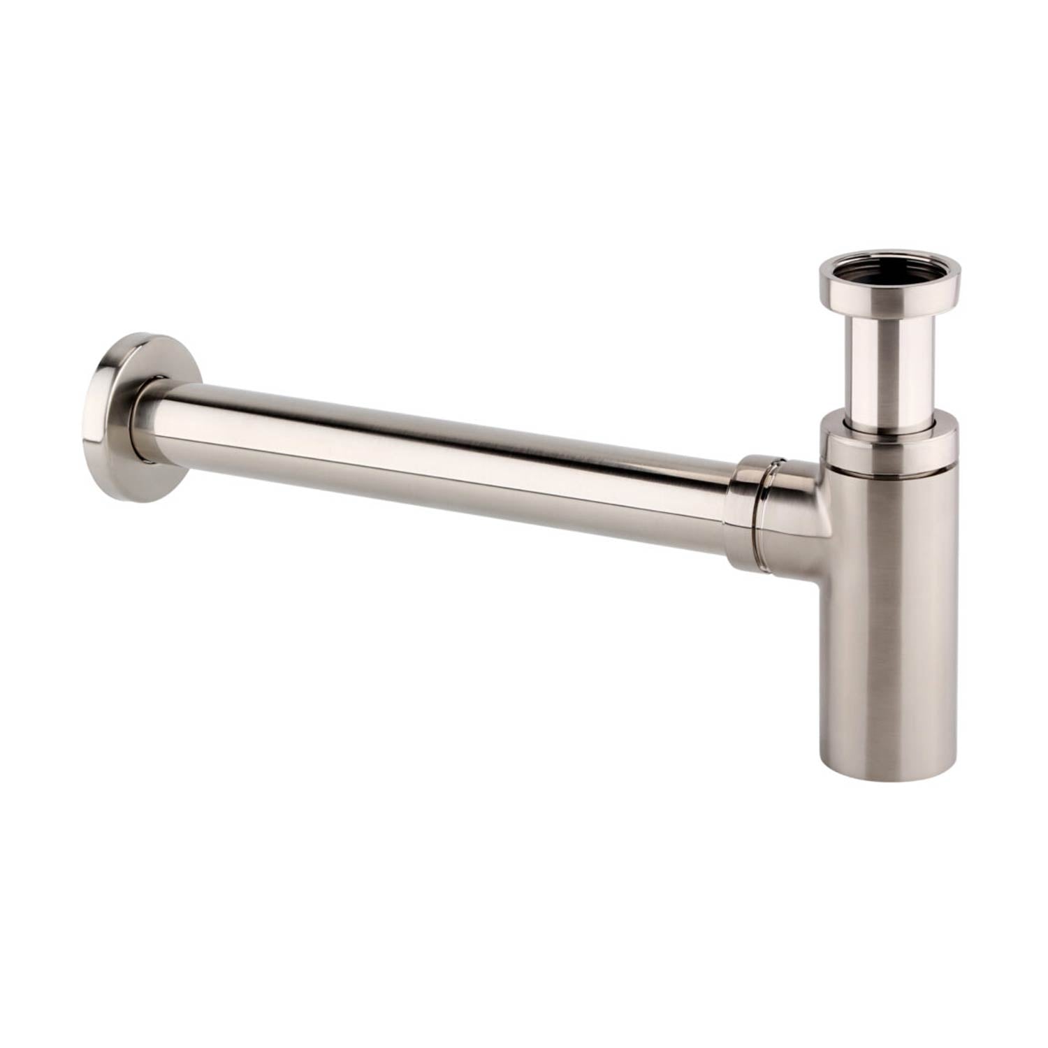 Scudo Minimalistic Brushed Nickel Bottle Trap