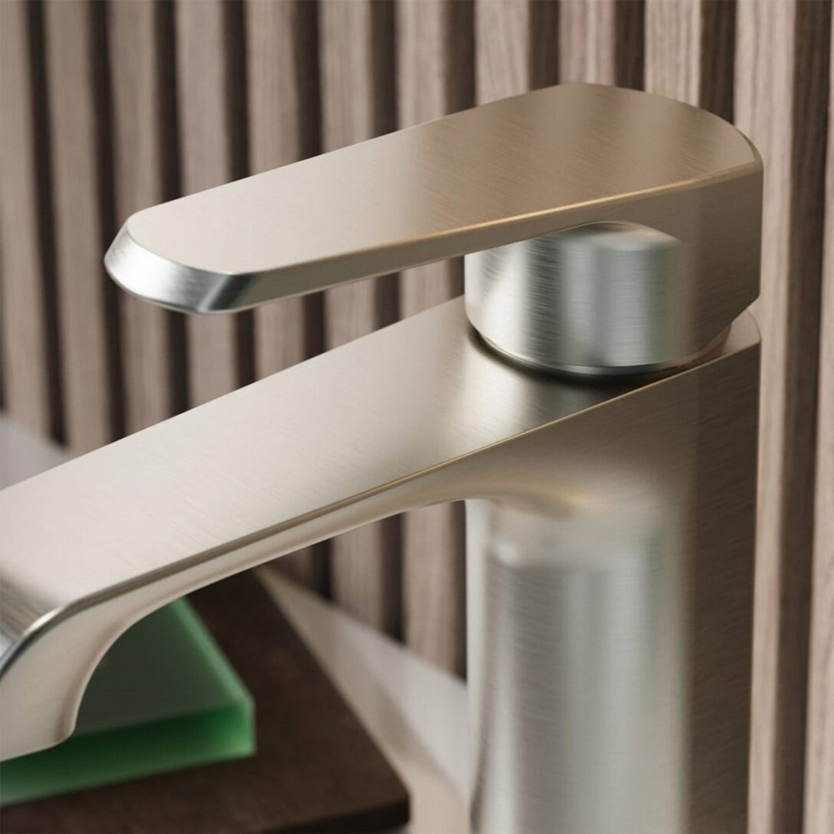 Scudo Montana Mini Mono Basin Mixer in Brushed Nickel lifestyle 5