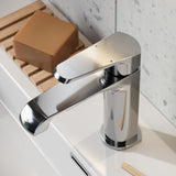MON-011 Scudo Montana Mini Mono Basin Mixer in Chrome Bathroom Setting