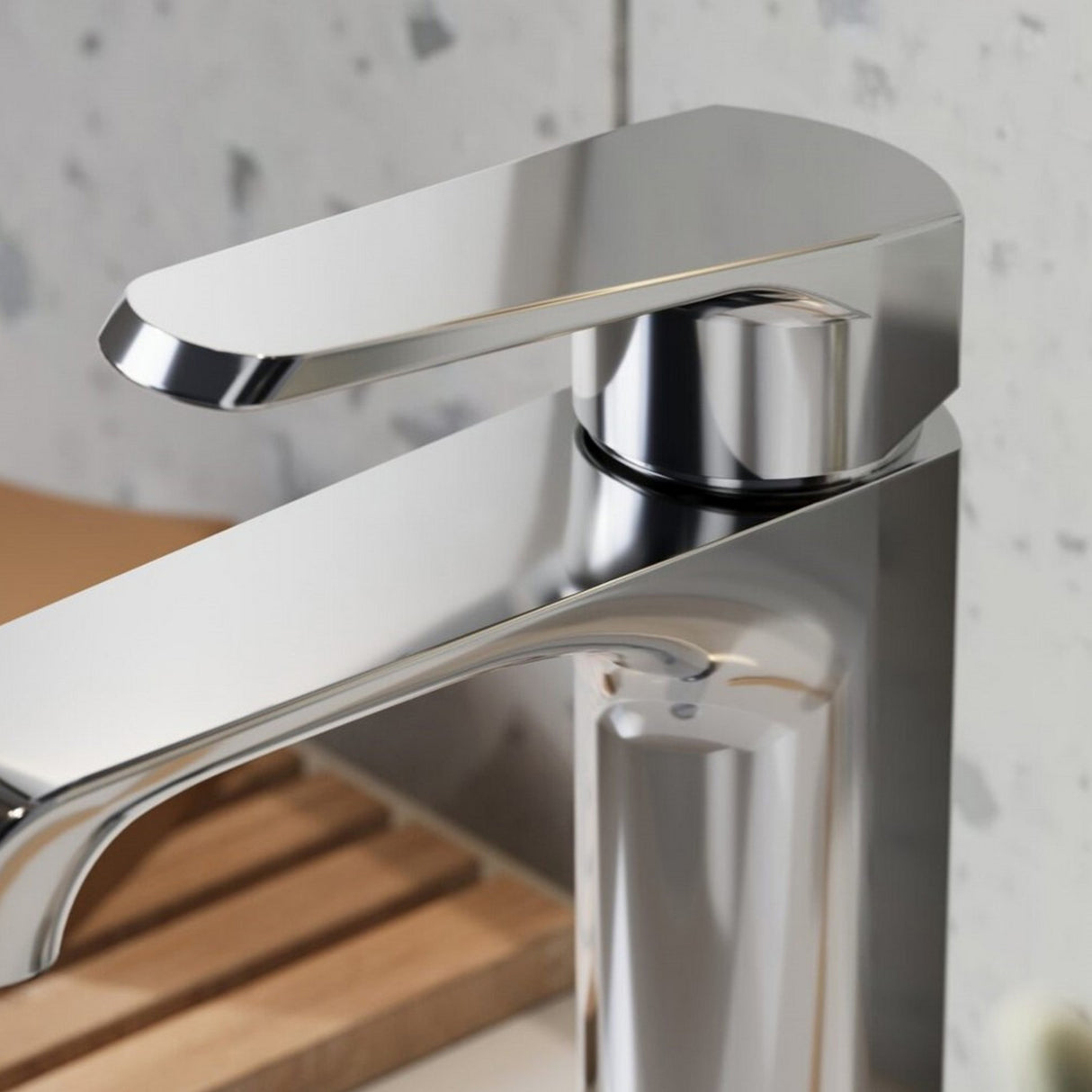 Scudo Montana Mini Mono Basin Mixer in Chrome lifestyle