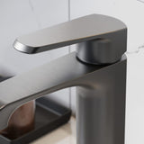 Scudo Montana Mini Mono Basin Mixer in Gunmetal lifestyle