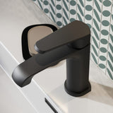 Scudo Montana Mini Mono Basin Mixer in Matt Black lifestyle