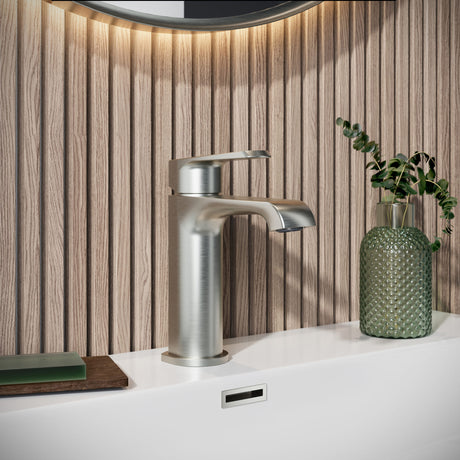 Scudo Montana Mono Basin Mixer in Brushed Nickel lifestyle