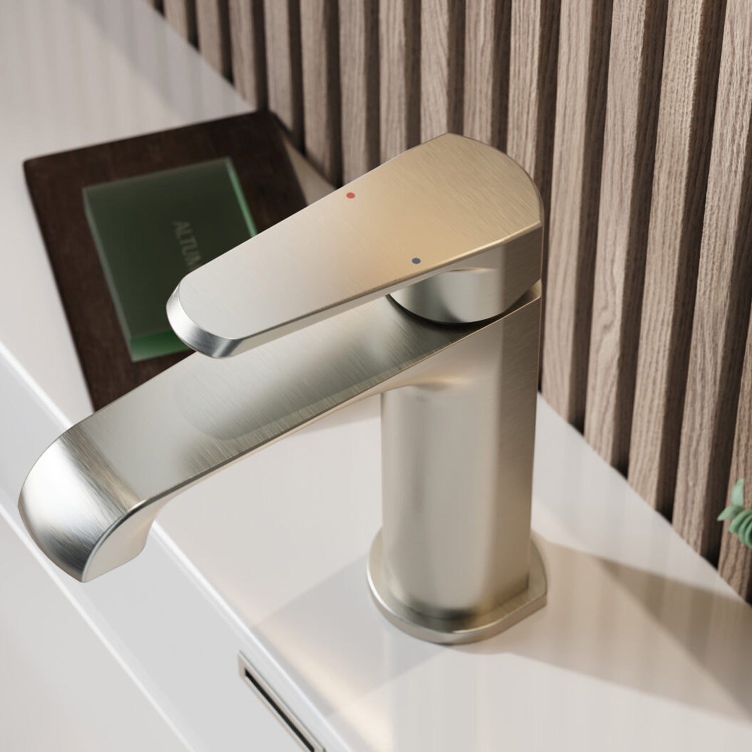 Scudo Montana Mono Basin Mixer in Brushed Nickel lifestyle 2
