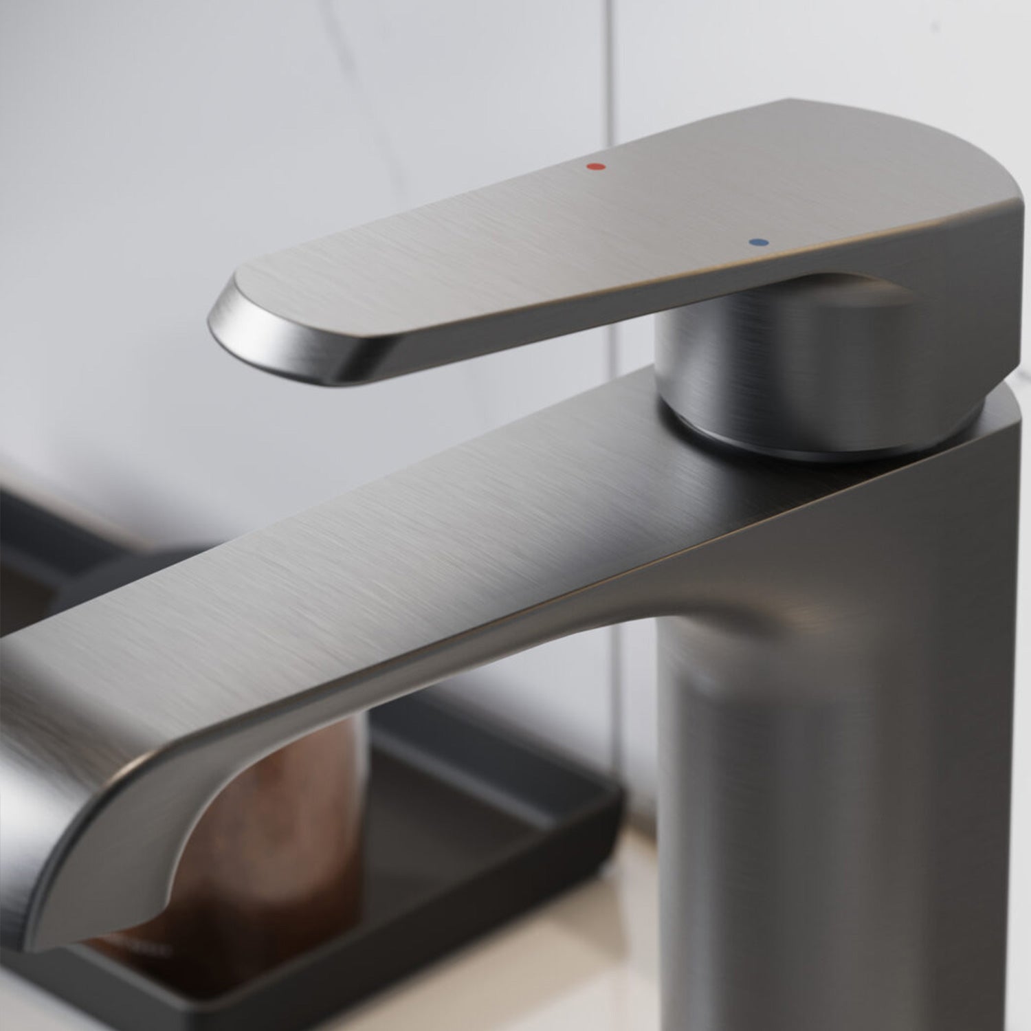 Scudo Montana Mono Basin Mixer in Gunmetal lifestyle 2
