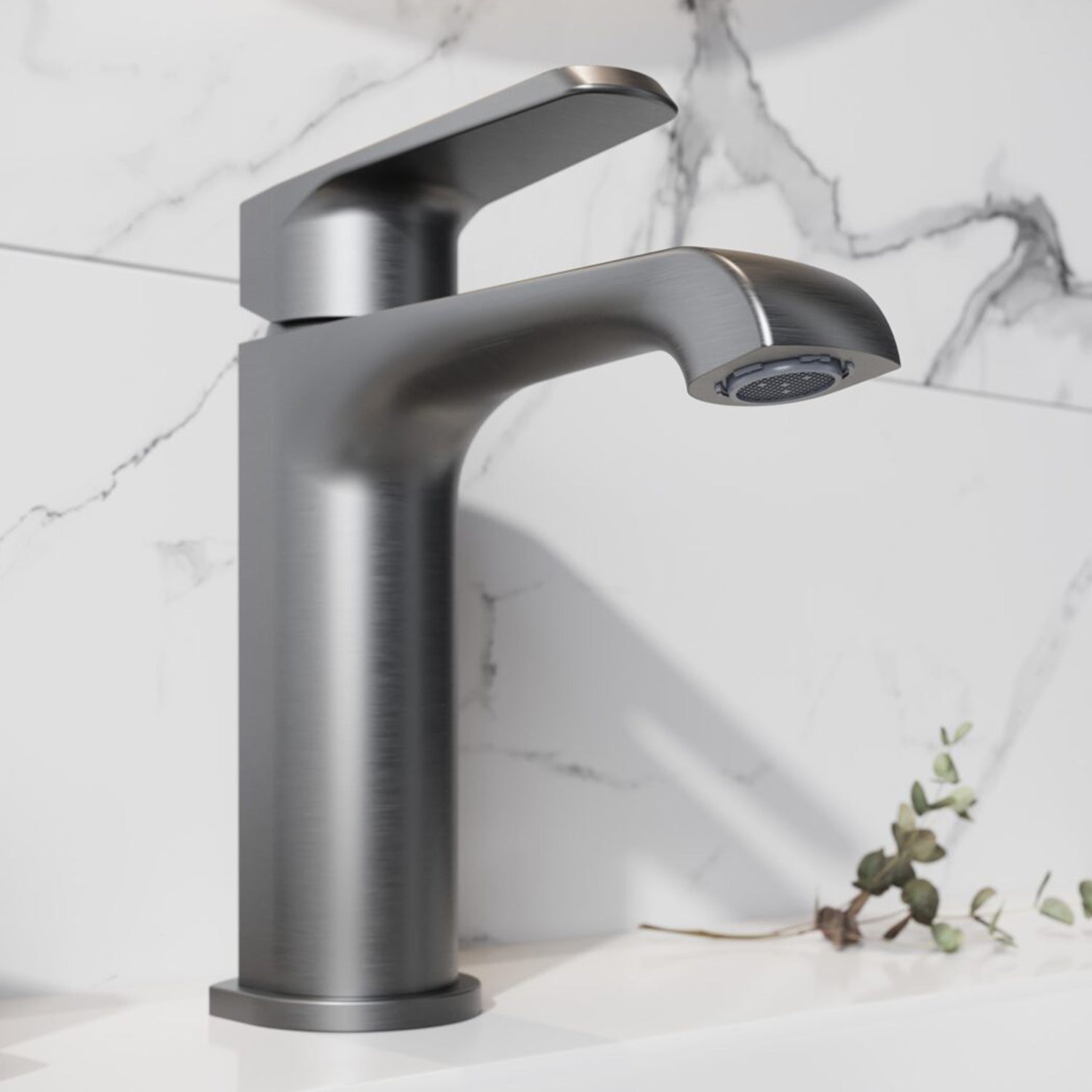 Scudo Montana Mono Basin Mixer in Gunmetal lifestyle 4