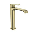 Scudo Montana Tall Mono Basin Mixer in Brushed Brass
