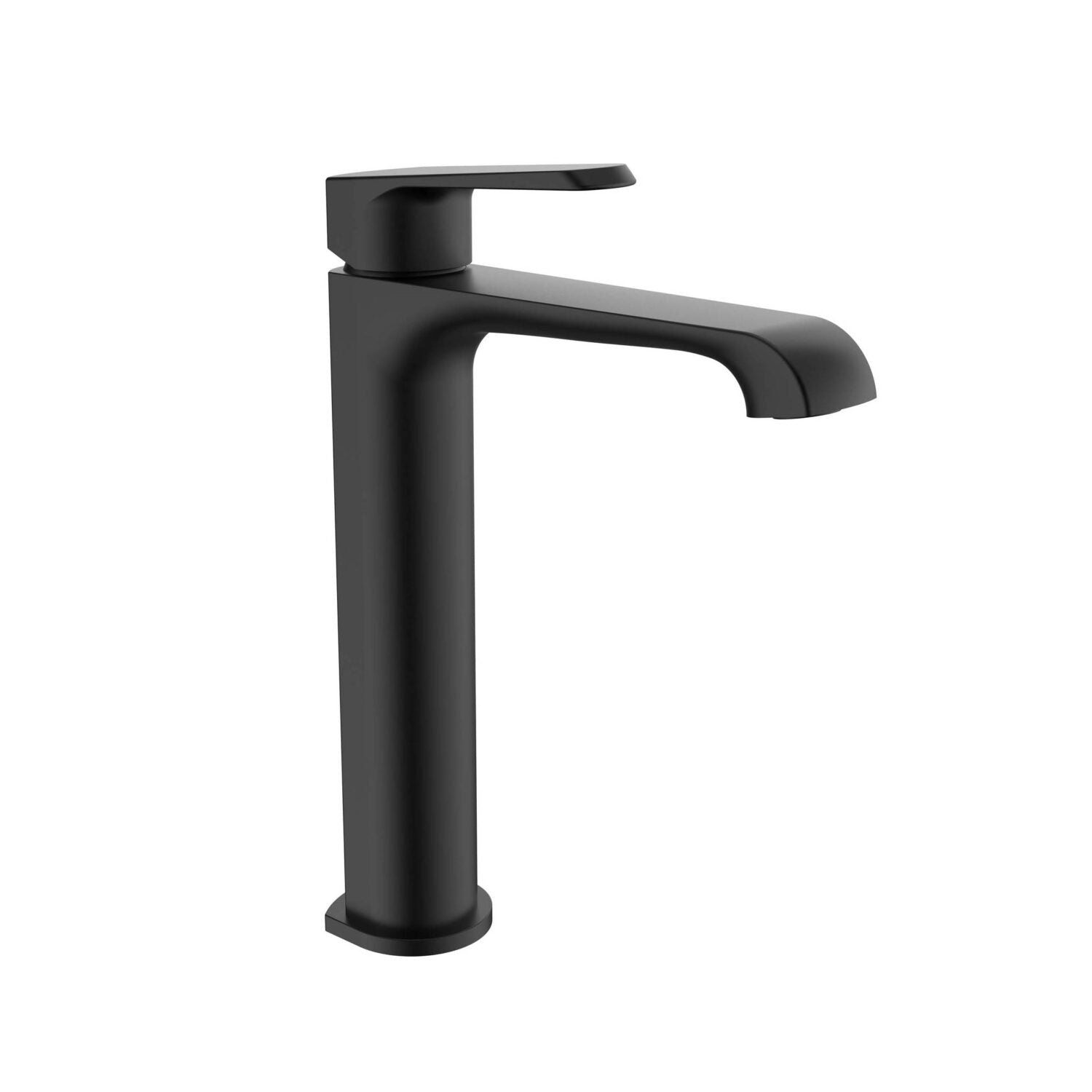 Scudo Montana Tall Mono Basin Mixer in Matt Black