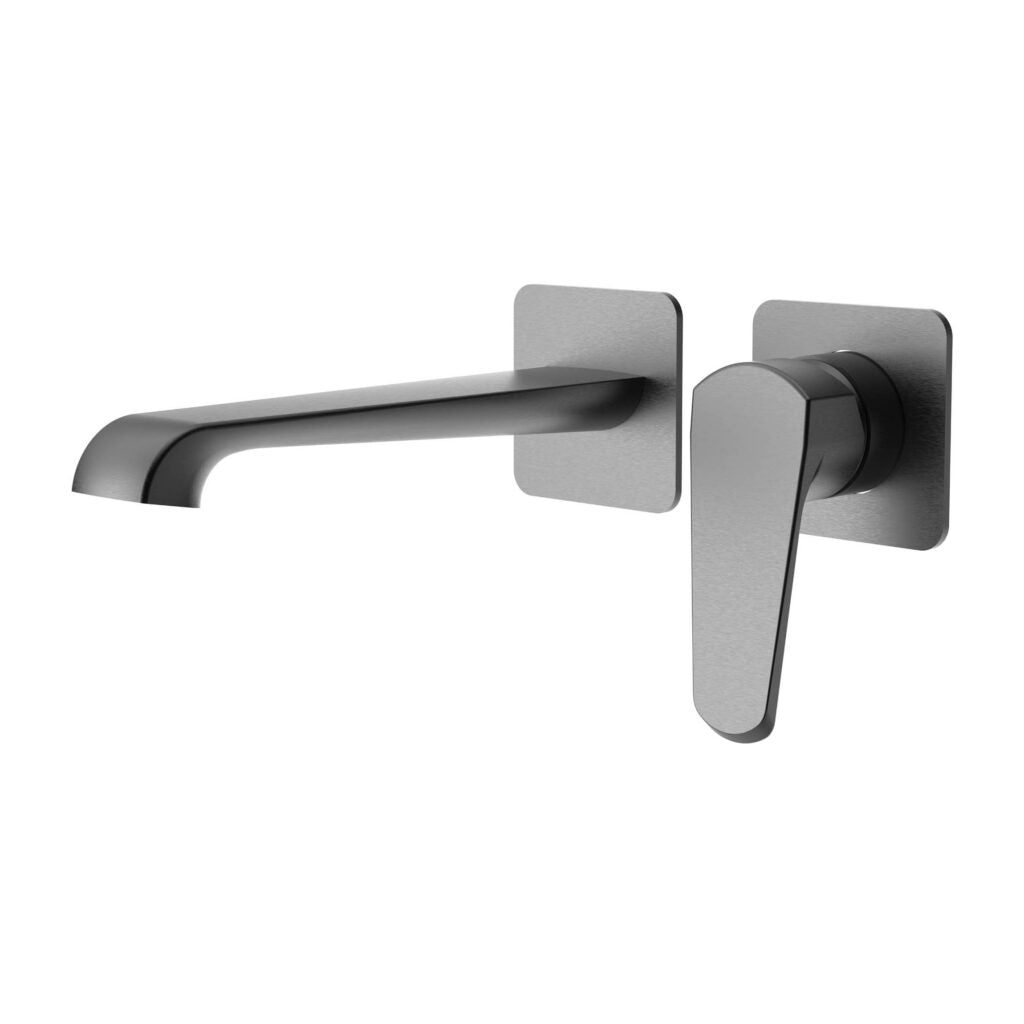 Scudo Montana Wall Mounted Bath Mixer in Gunmetal
