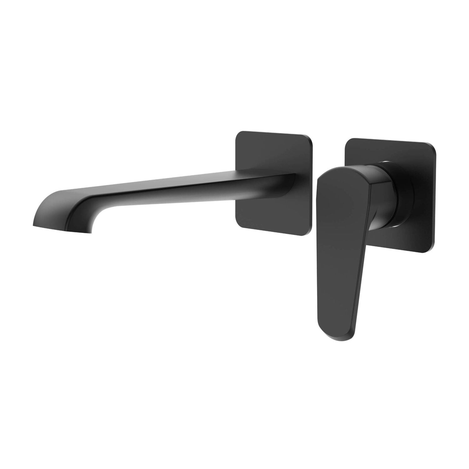 Scudo Montana Wall Mounted Bath Mixer in Matt Black