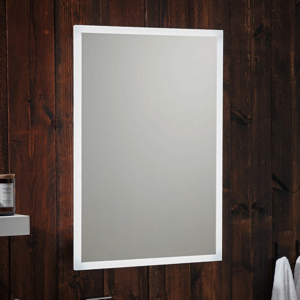 Scudo Mosca 500 x 700mm Bluetooth LED Mirror with Demister Pad and Shaver Socket