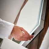 Scudo Mosca 500 x 700mm Bluetooth LED Mirror with Demister Pad and Shaver Socket button