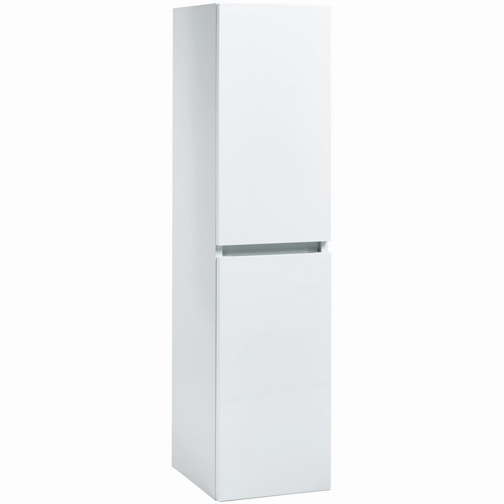 Scudo Muro 1200mm Tall Boy Storage Unit in Gloss White
