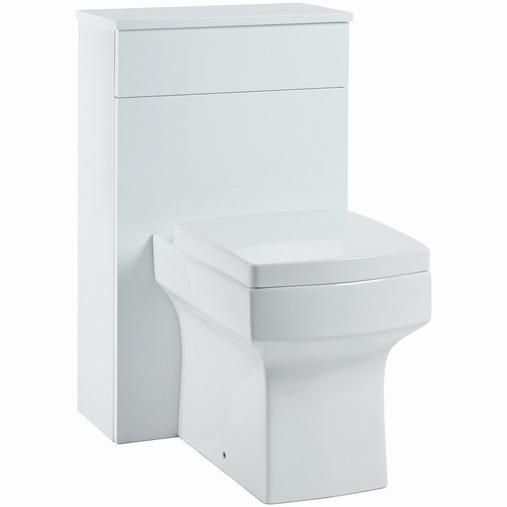 Scudo Muro 500mm WC Unit in Gloss White