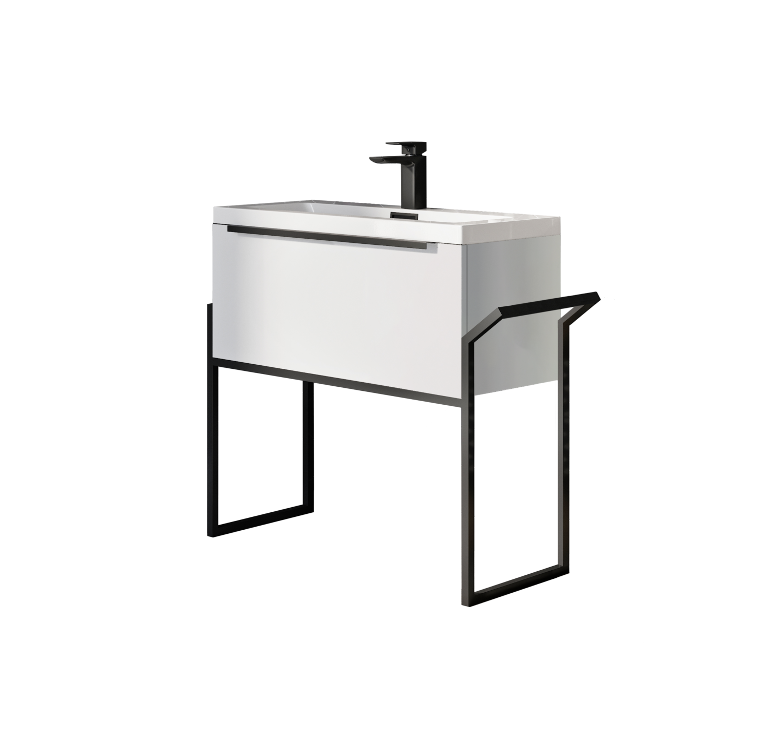 Scudo Muro Black Universal Frame 500 - 800mm lifestyle