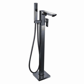 Scudo Muro Matt Black Freestanding Bath Shower Mixer