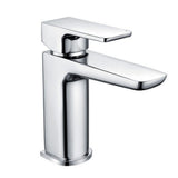 Scudo Muro Mono Chrome Basin Mixer with Push Waste