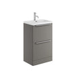 Scudo Muro Plus Floorstanding 500mm Vanity Unit with Basin in Dust Grey