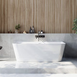 Scudo Porto 1700 x 800mm Back to Wall Bath in Gloss White LIFESTYLE 2