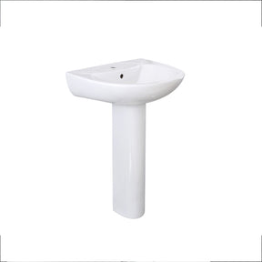 Scudo Porto One Tap Hole Basin with Pedestal