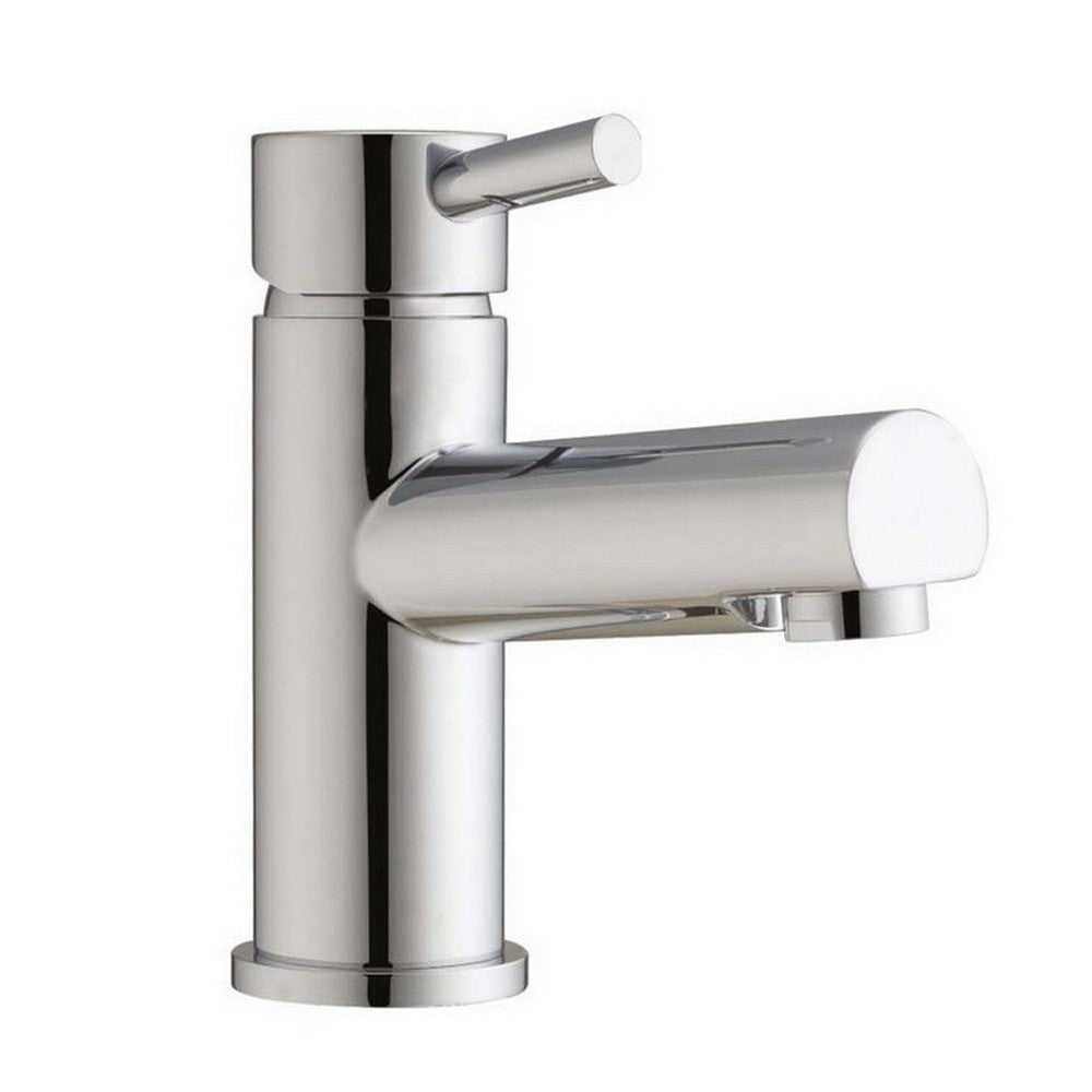Scudo Premier Chrome Mono Basin Mixer with Push Waste