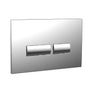Scudo Rectangular Dual Flush Button WC-BUTTON01