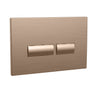 Scudo Rectangular Dual Flush Button  WC-BUTTON09