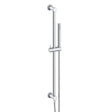 Scudo Riser Rail and Handset with Hose in Chrome