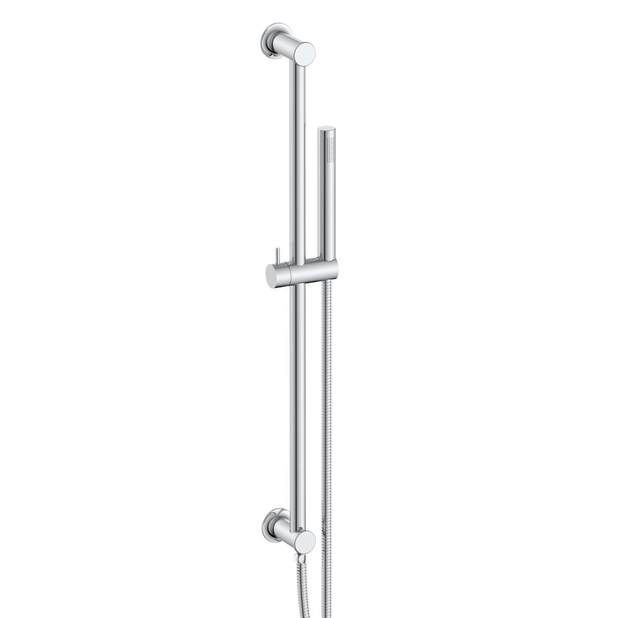 Scudo Riser Rail and Handset with Hose in Chrome