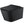 Scudo Riviera Square Rimless Wall Hung Pan with Soft Close Seat Black