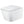Scudo Riviera Square Rimless Wall Hung Pan with Soft Close Seat White