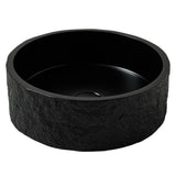 Scudo Rok Round Countertop Basin in Black