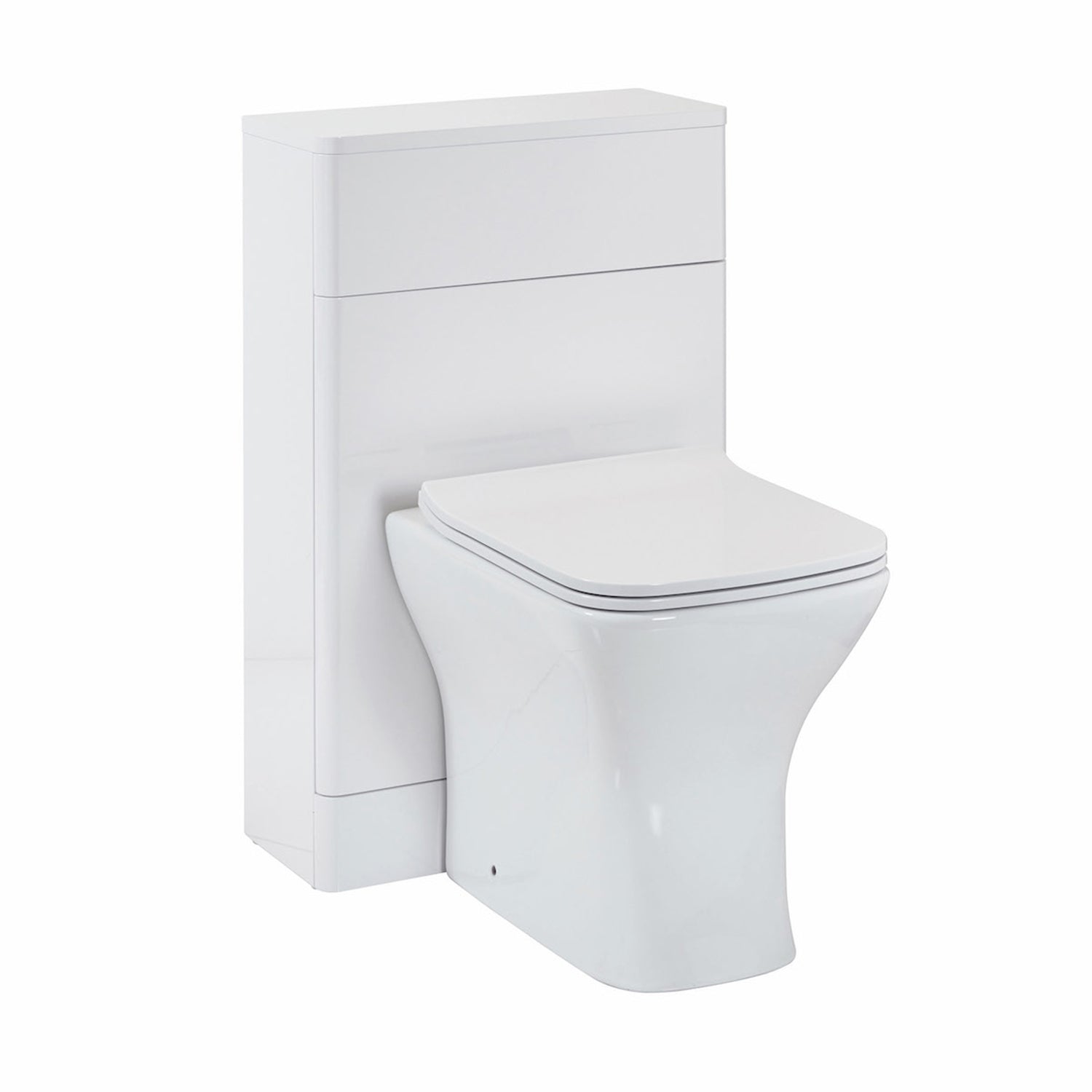 Scudo Rossini Back to Wall 500mm WC Unit in Gloss White