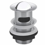 Scudo Round Chrome Slotted Flip Top Basin Waste