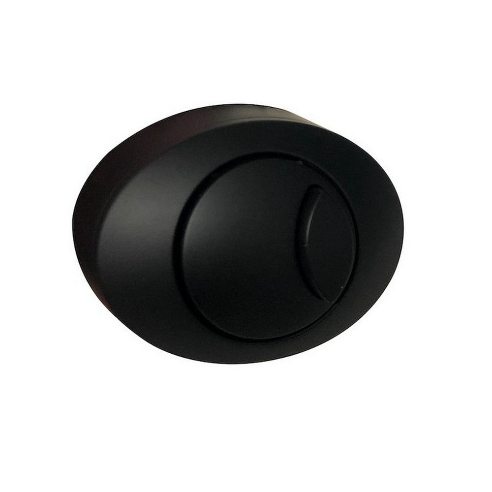 Scudo Rounded Black Push Button