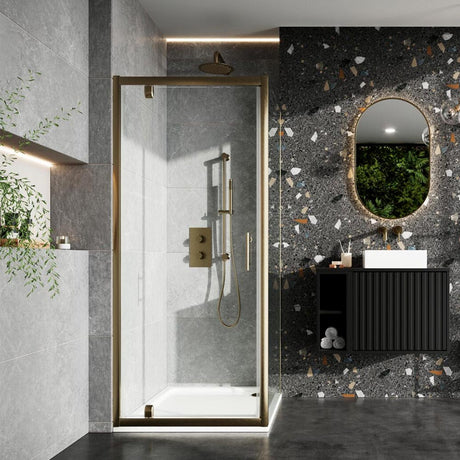 Scudo S6 Brushed Brass Side Panel