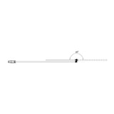 Scudo S8 275mm  Flipper Grid Panel in Black dimensions