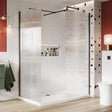 Scudo S8 275mm Fluted Glass Flipper Panel in Black