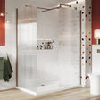 Scudo S8 275mm Fluted Glass Flipper Panel in Brushed Bronze