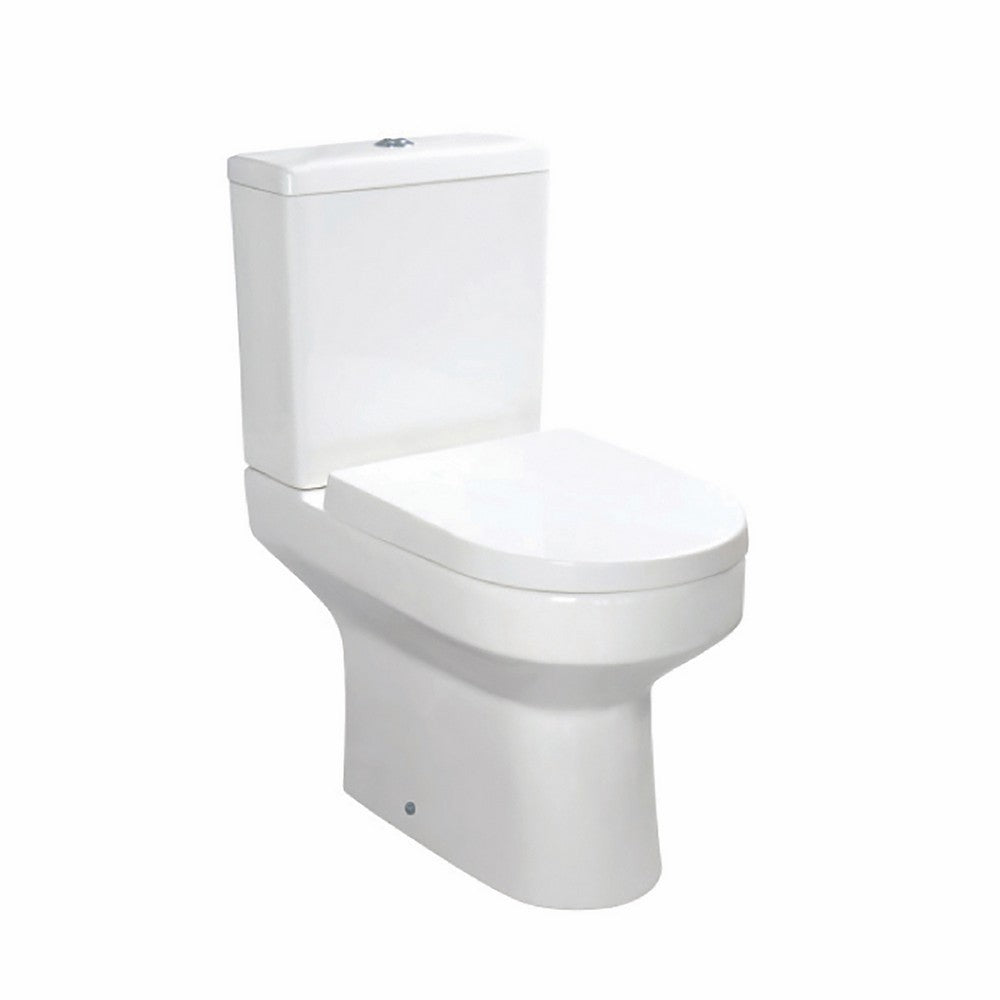 Scudo Spa Comfort Height Open Back Pan with Cistern and Soft Close Seat