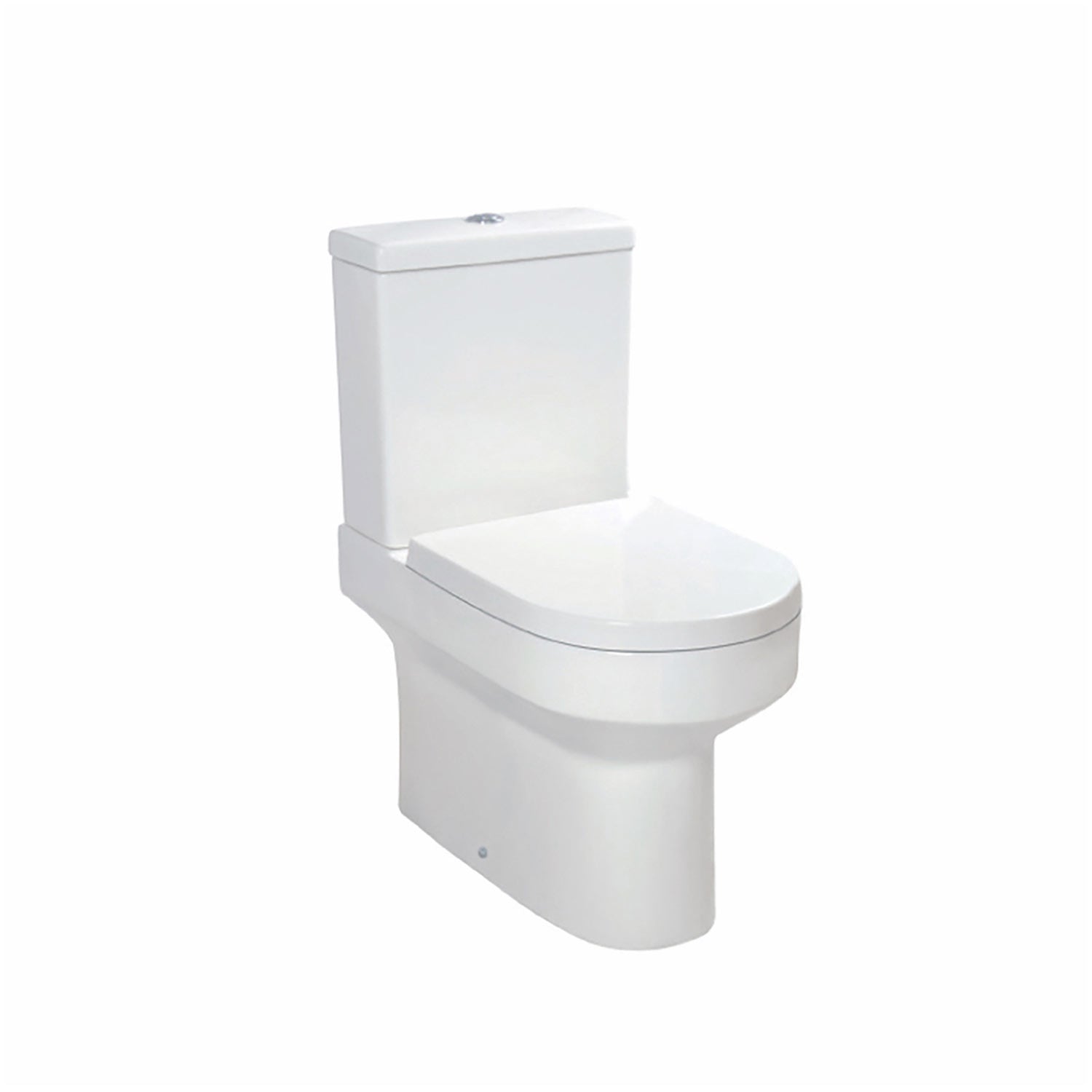 Scudo Spa Rimless Closed Back Pan with Cistern And Seat