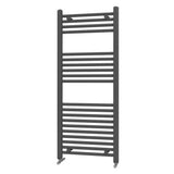 Scudo Strive 1200 x 500mm Carbon Anthracite Towel Radiator