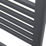 Scudo Strive 1200 x 500mm Carbon Anthracite Towel Radiator closeup
