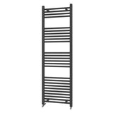 Scudo Strive 1600 x 400mm Black Towel Radiator
