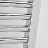 Scudo Strive 800 x 400mm Chrome Towel Radiator close up