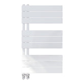 Scudo Thames Matt White Designer Towel Radiator 800 x 500mm
