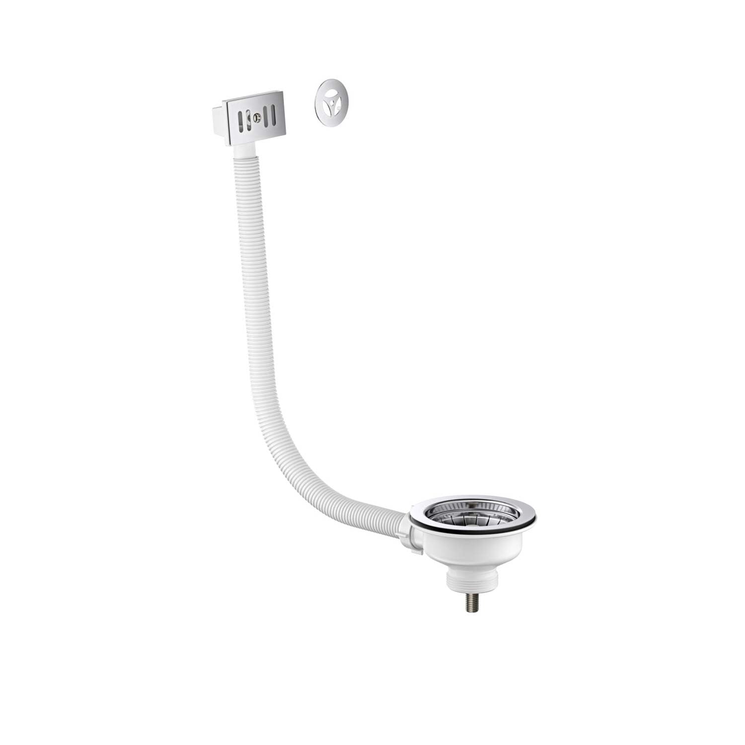 Scudo Universal Kitchen Sink Waste in Chrome