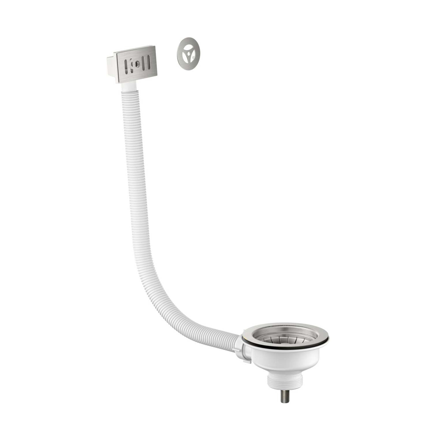 Scudo Universal Kitchen Sink Waste in Stainless Steel