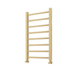 Scudo Vibe 500mm Wide Brushed Brass Towel Radiator